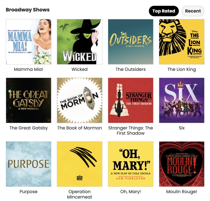 BroadwayWorld Launches My Shows: A New Way to Track and Share Your Theatre Journey Image