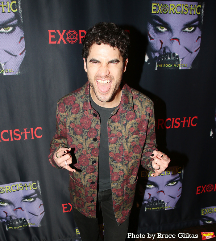 Exclusive: Darren Criss Guest Stars in EXORCISTIC: THE ROCK MUSICAL on Opening Night Image