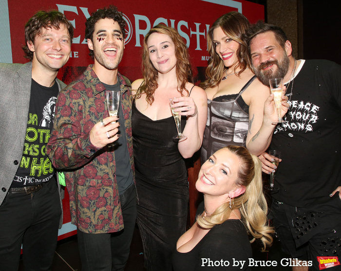 Exclusive: Darren Criss Guest Stars in EXORCISTIC: THE ROCK MUSICAL on Opening Night Image