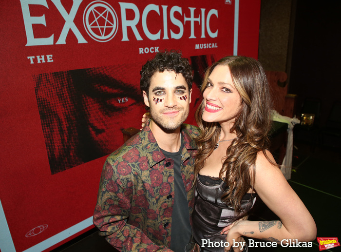 Exclusive: Darren Criss Guest Stars in EXORCISTIC: THE ROCK MUSICAL on Opening Night Image
