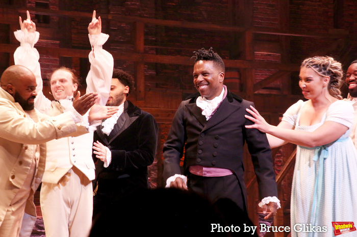 Photos: Leslie Odom Jr. Returns to HAMILTON on Broadway Image