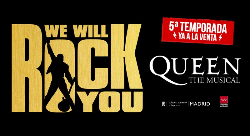 WE WILL ROCK YOU regresa a Madrid por su 5ª Temporada Image