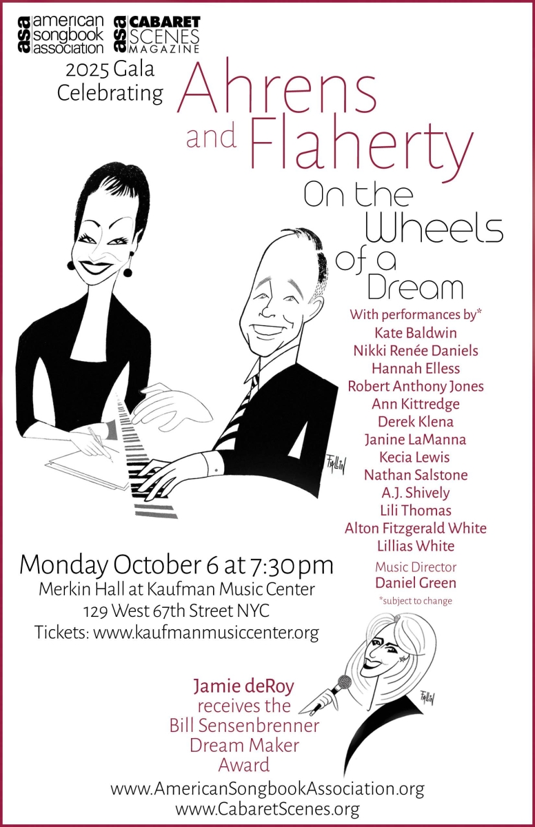 Interview: American Songbook Association's Gala Honors Ahrens & Flaherty Image