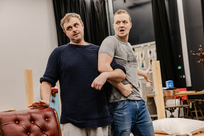 Photos: A CHRISTMAS CAROL GOES WRONG Cast in Rehearsals Image