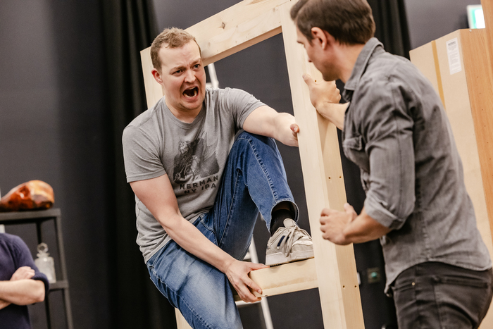 Photos: A CHRISTMAS CAROL GOES WRONG Cast in Rehearsals Image