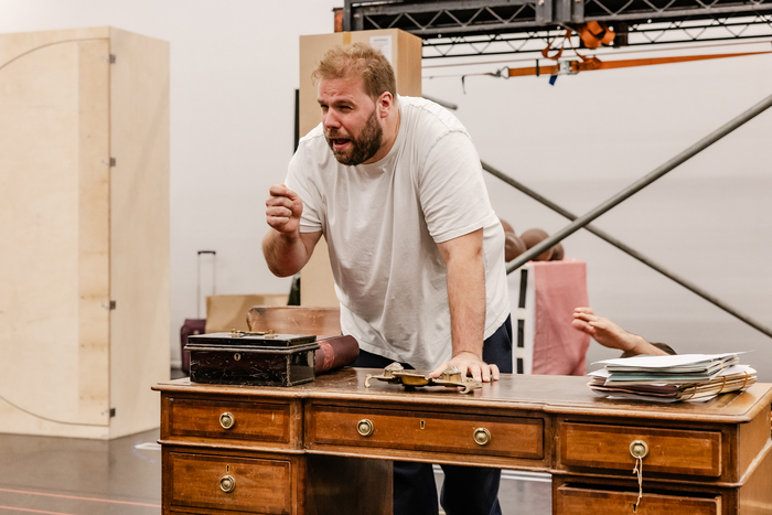 Photos: A CHRISTMAS CAROL GOES WRONG Cast in Rehearsals Image