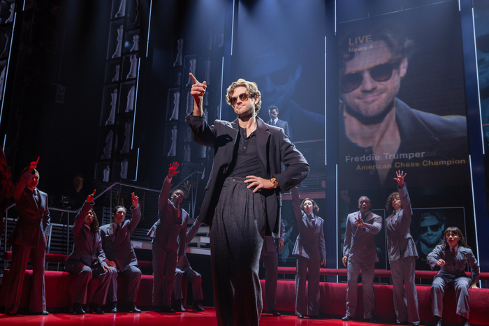 Photos: See Aaron Tveit, Lea Michele & Nicholas Christopher in CHESS on Broadway Image