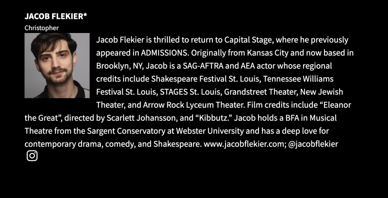 Stage Mag Spotlight: THE SOUND INSIDE at Capital Stage Image