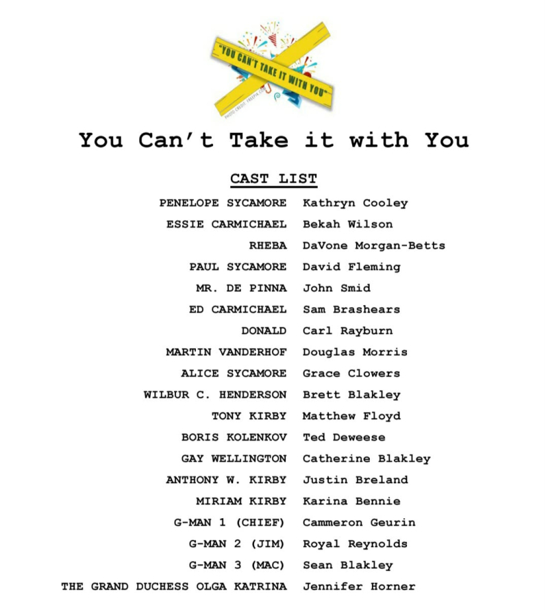 Review: YOU CAN'T TAKE IT WITH YOU at The Pocket Community Theatre in Hot Springs Image