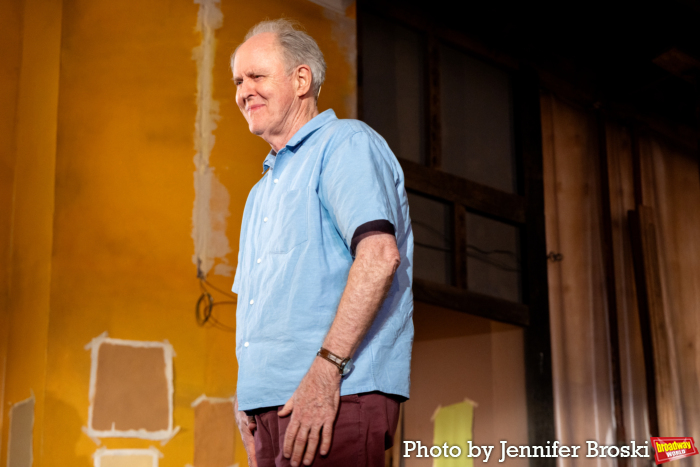 John Lithgow Asks If Someone in the Press Room Would Hold His Tony Award for Him