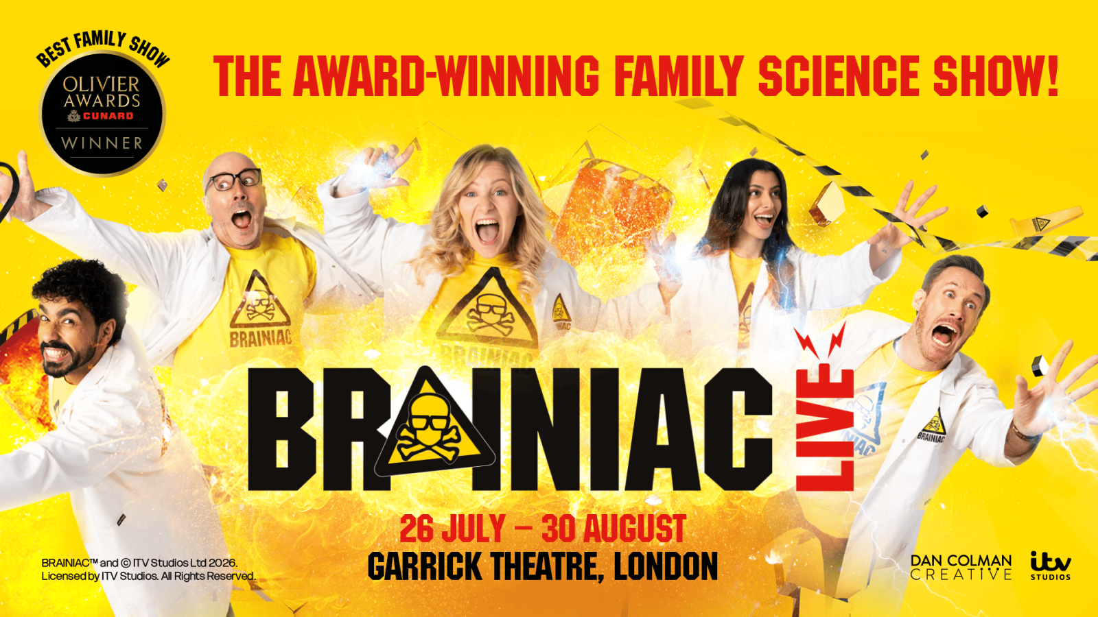 Interview: 'It's All About Entertainment First': Creative Director Andy Joyce On Experiments, Theories, and Bringing BRAINIAC LIVE To The West End Image