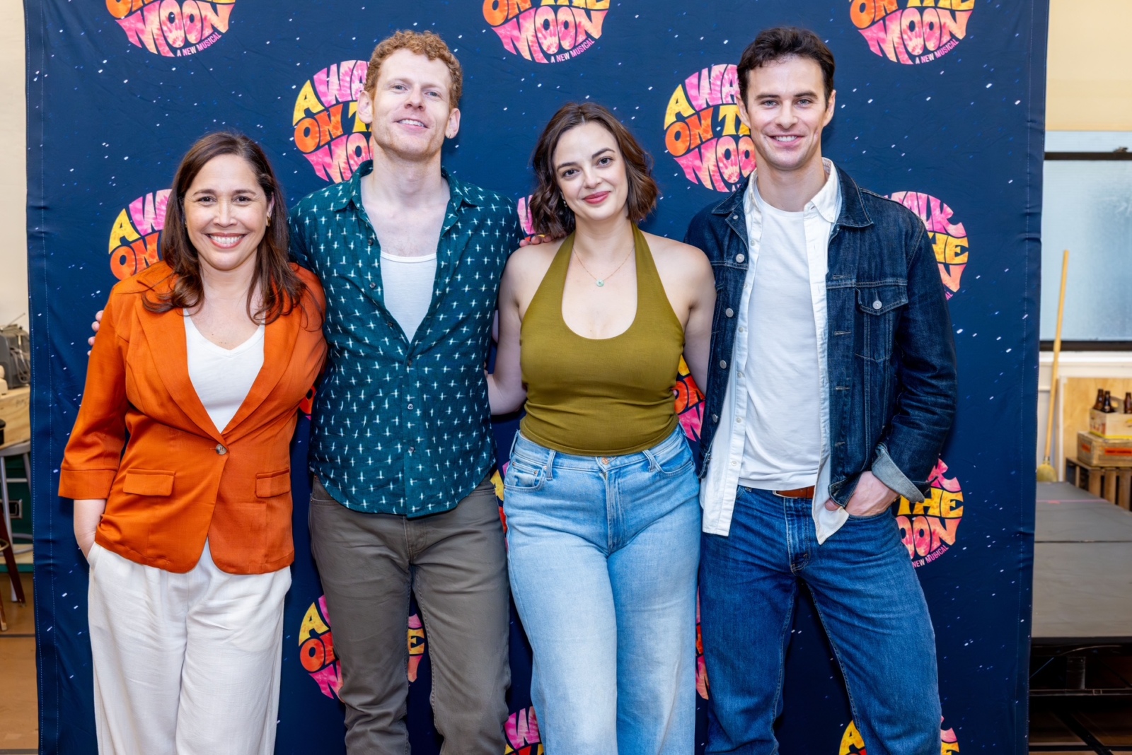 Photos: A WALK ON THE MOON Cast Meets the Press Image