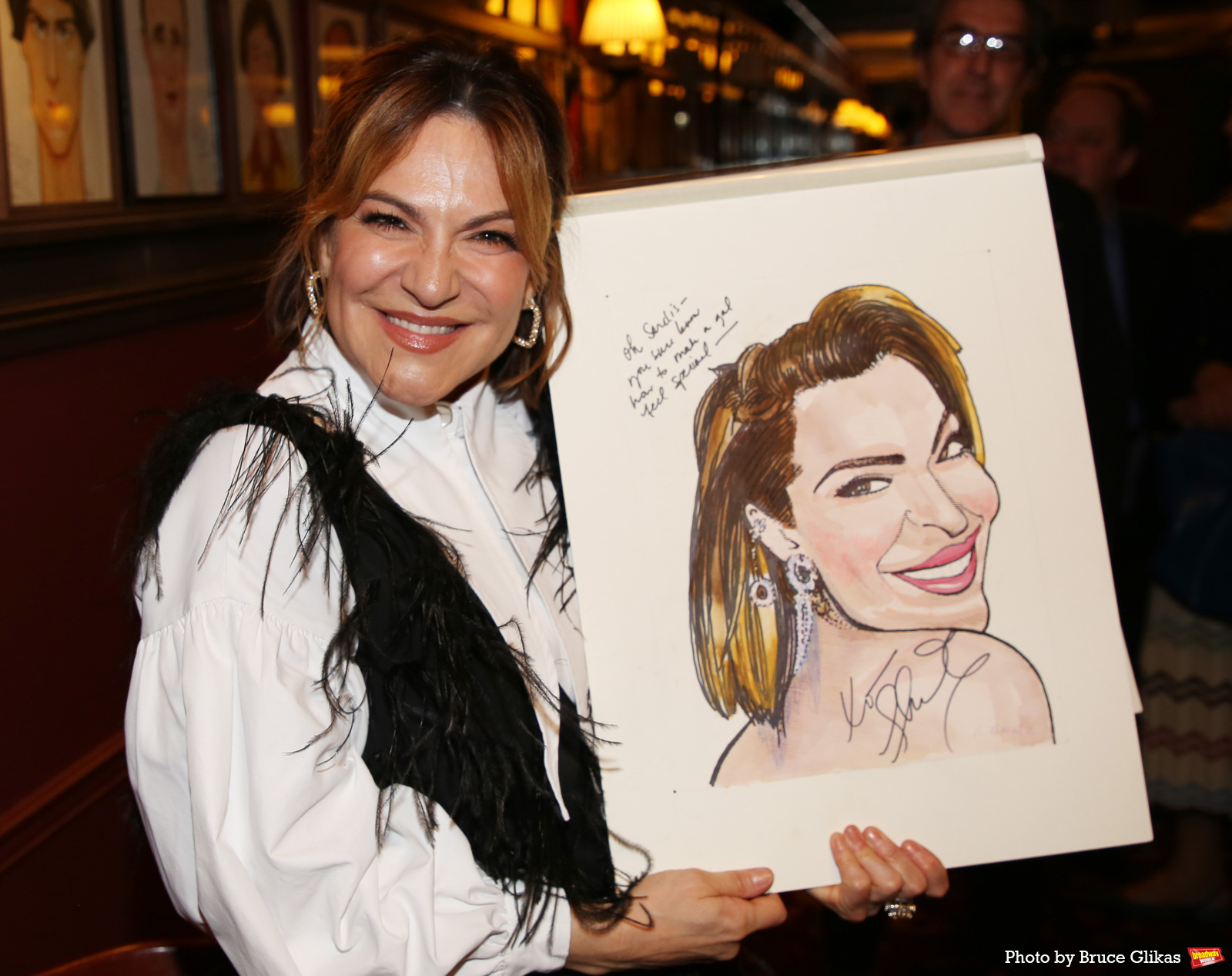 Photos: THE LOST BOYS' Shoshana Bean Receives Portrait at Sardi's Image