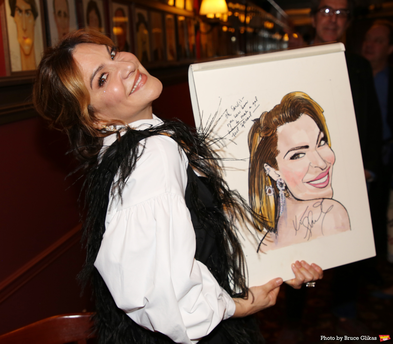 Photos: THE LOST BOYS' Shoshana Bean Receives Portrait at Sardi's Image