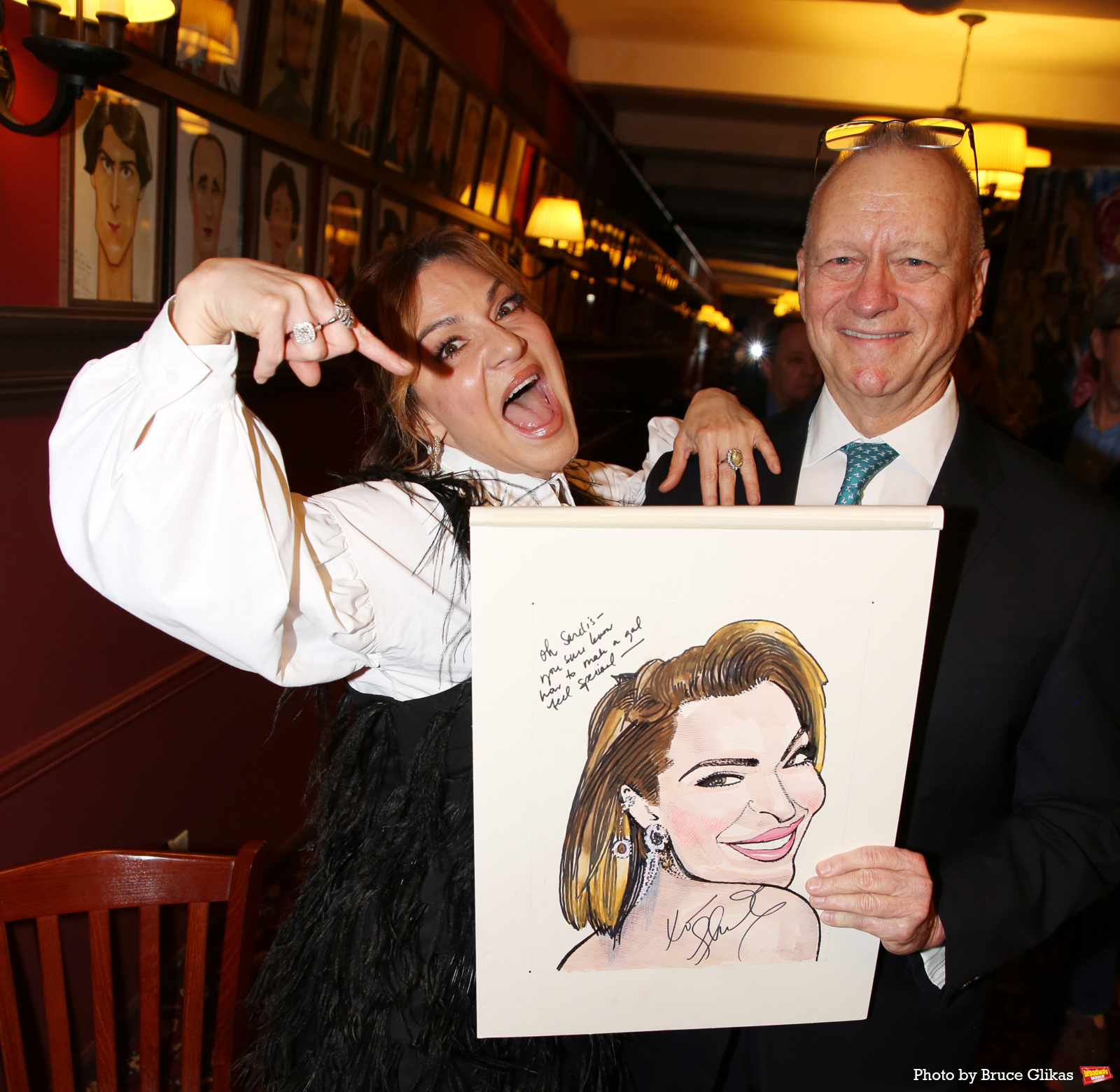 Photos: THE LOST BOYS' Shoshana Bean Receives Portrait at Sardi's Image