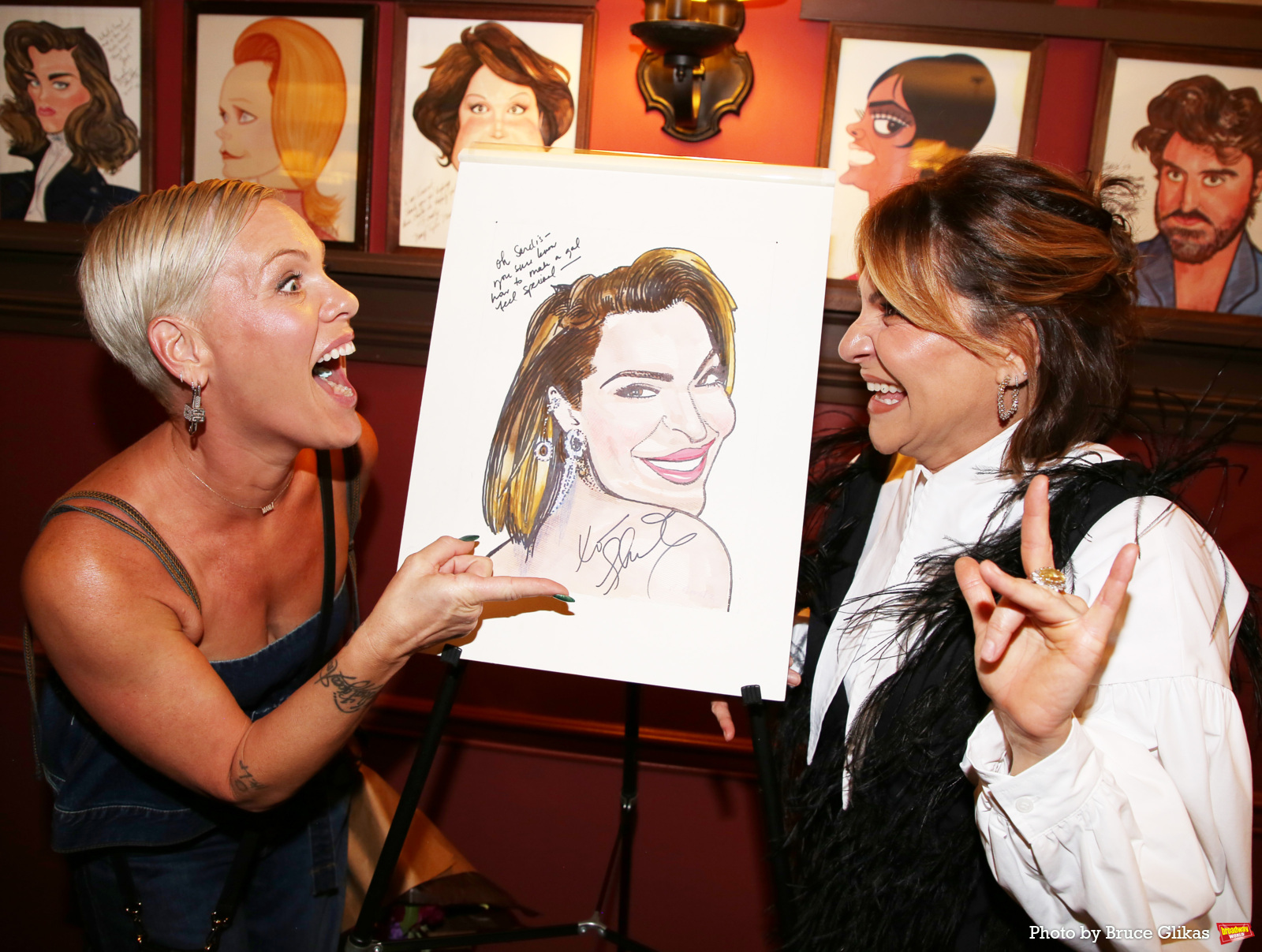 Photos: THE LOST BOYS' Shoshana Bean Receives Portrait at Sardi's Image