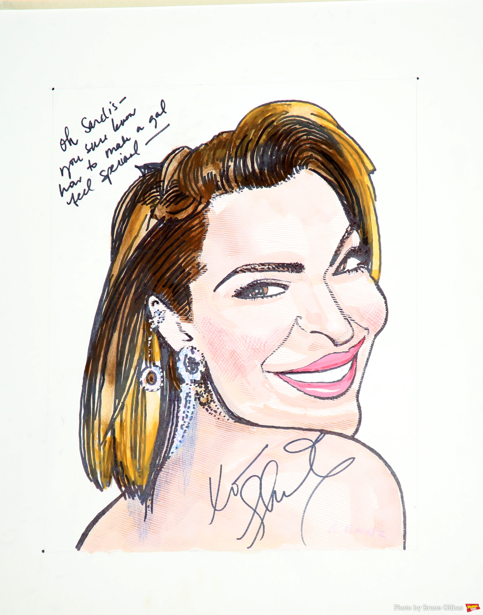 Photos: THE LOST BOYS' Shoshana Bean Receives Portrait at Sardi's Image