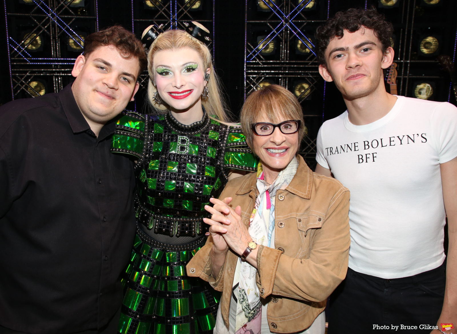 Photos: Patti LuPone, Joe Locke and Tobie Donovan visit SIX THE MUSICAL on Broadway Image
