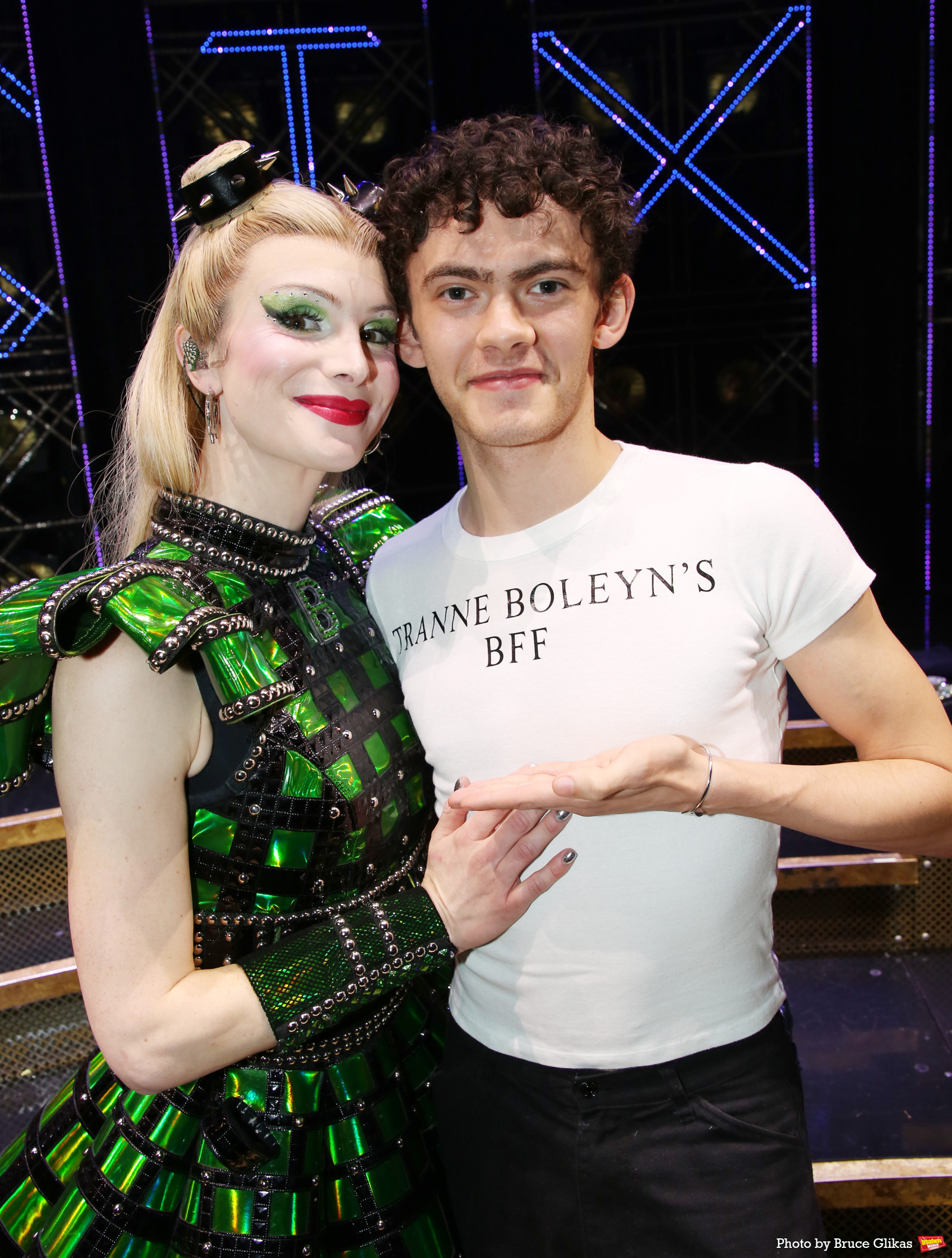 Photos: Patti LuPone, Joe Locke and Tobie Donovan visit SIX THE MUSICAL on Broadway Image