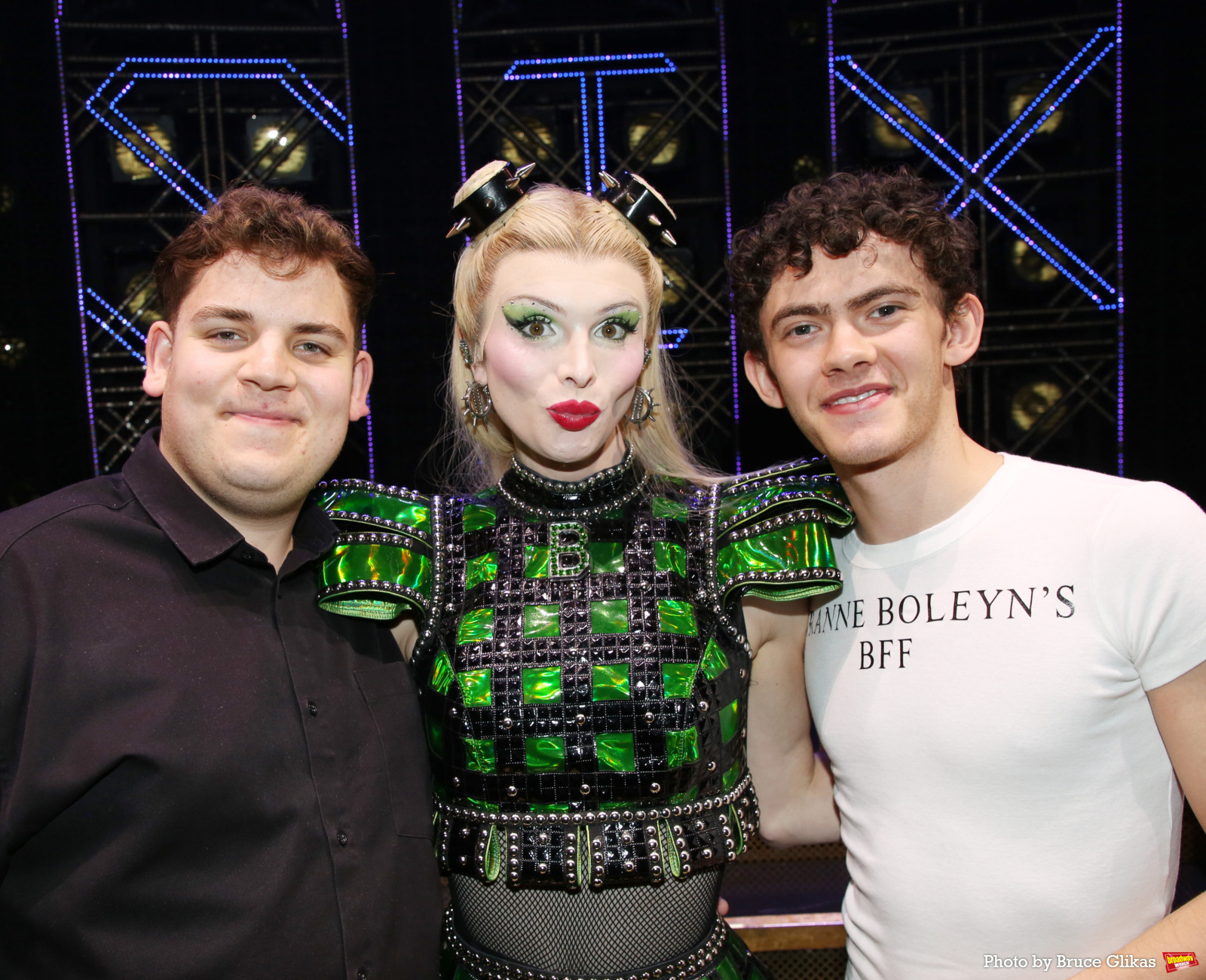 Photos: Patti LuPone, Joe Locke and Tobie Donovan visit SIX THE MUSICAL on Broadway Image