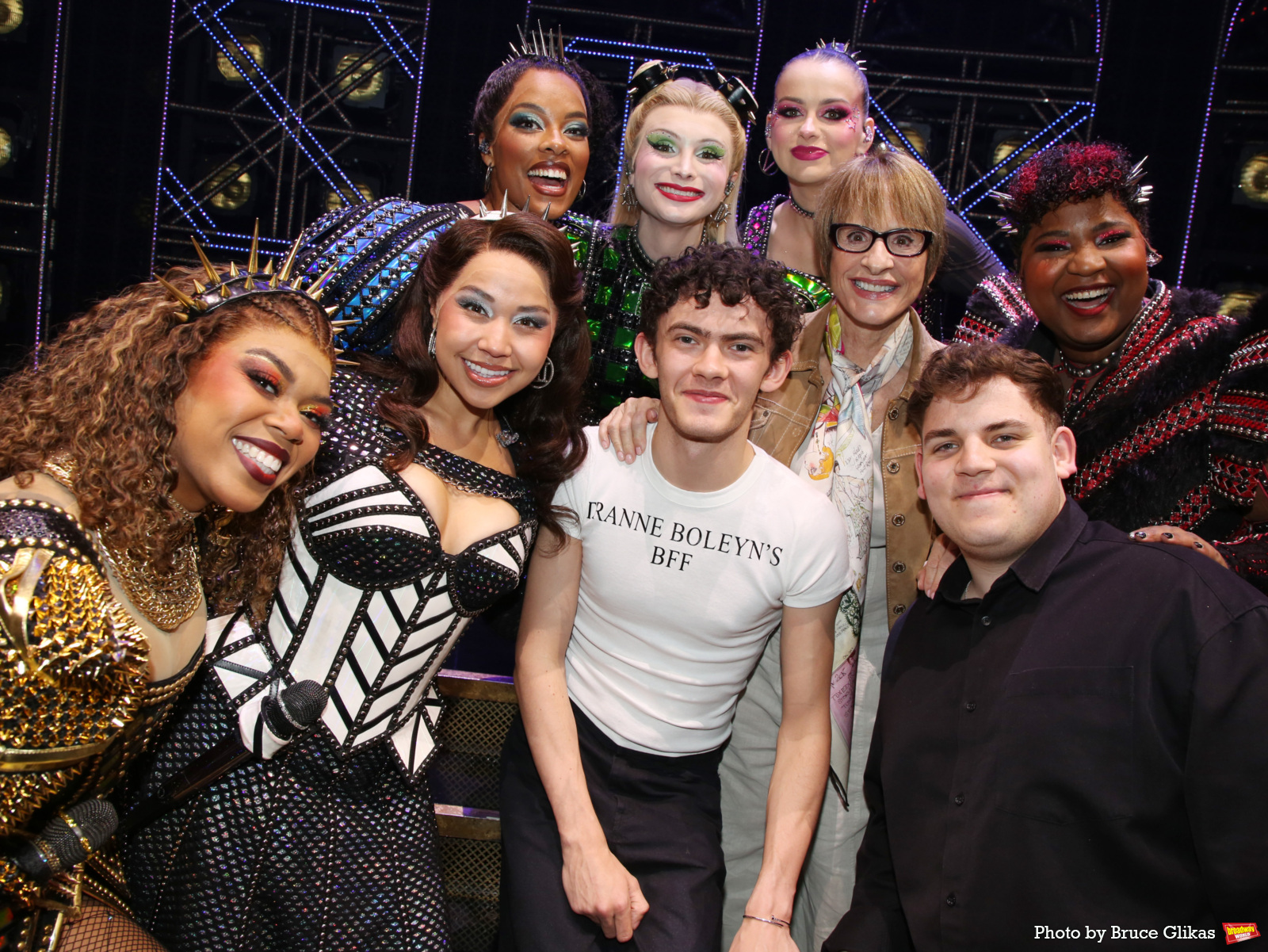 Photos: Patti LuPone, Joe Locke and Tobie Donovan visit SIX THE MUSICAL on Broadway Image
