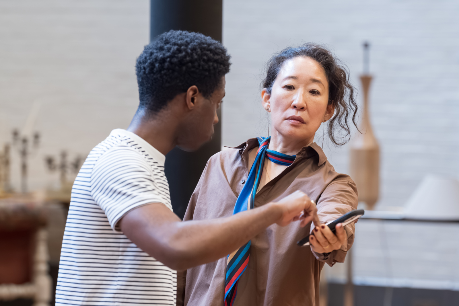 Photos: Sandra Oh and More in Rehearsal For THE MISANTHROPE at the National Theatre Image
