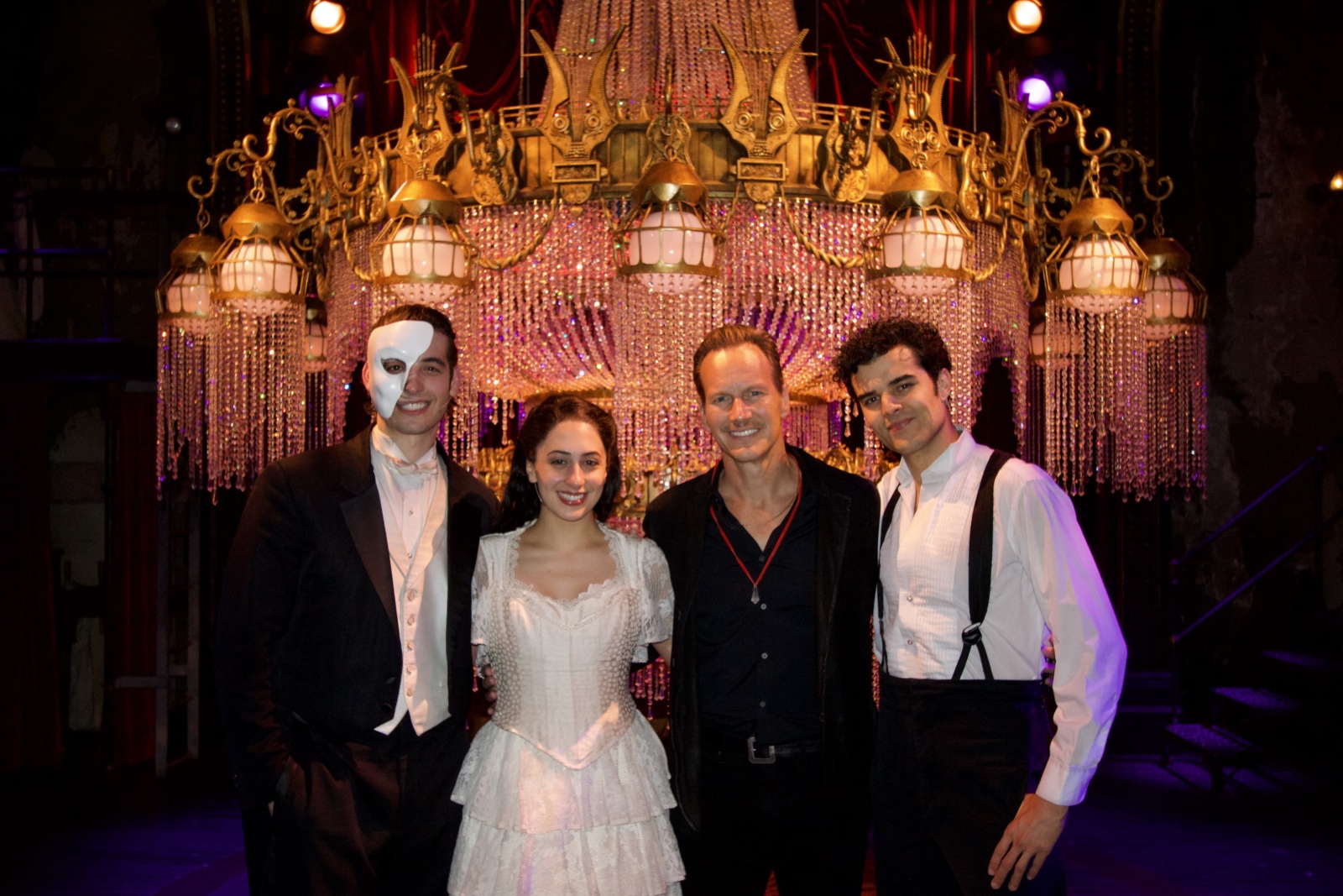 Photos: PHANTOM Film Star Patrick Wilson Visits MASQUERADE Off-Broadway Image