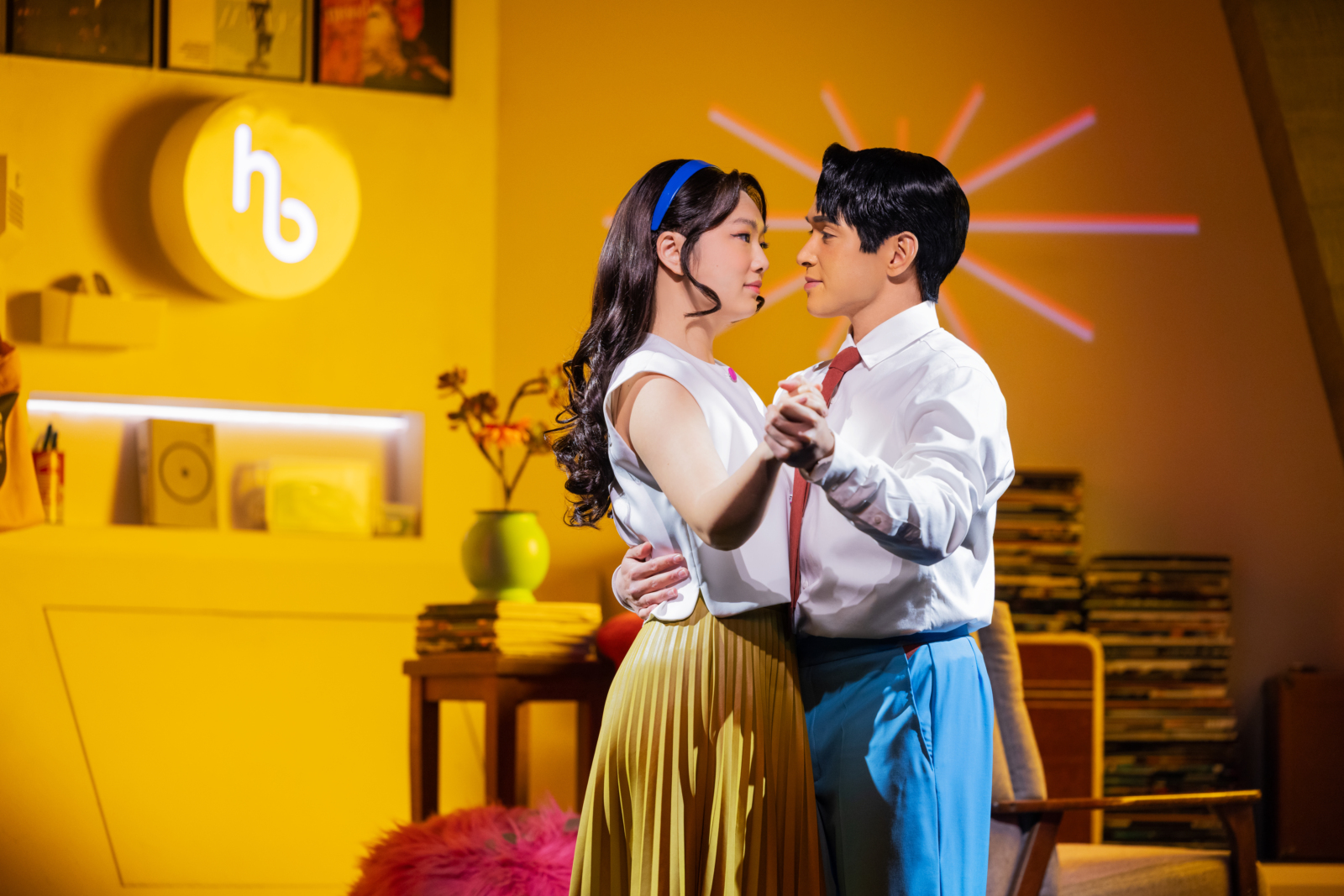 Photos: Zachary Noah Piser and Hannah Kevitt in MAYBE HAPPY ENDING Image
