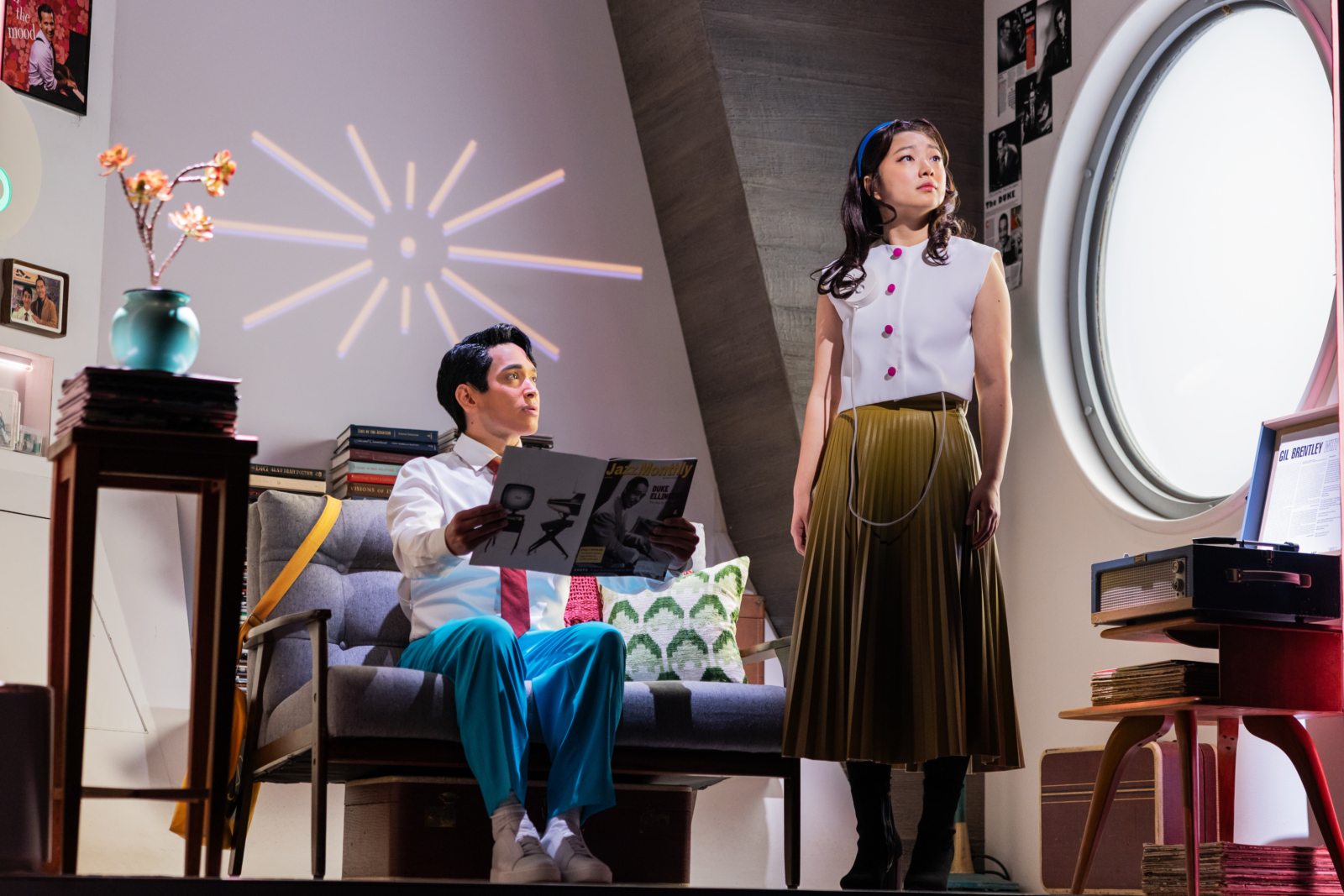 Photos: Zachary Noah Piser and Hannah Kevitt in MAYBE HAPPY ENDING Image