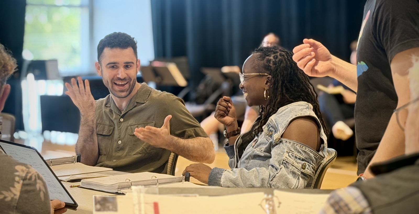 Photos: In Rehearsals for ASL and Spoken English ELEPHANT SHOES World Premiere Image