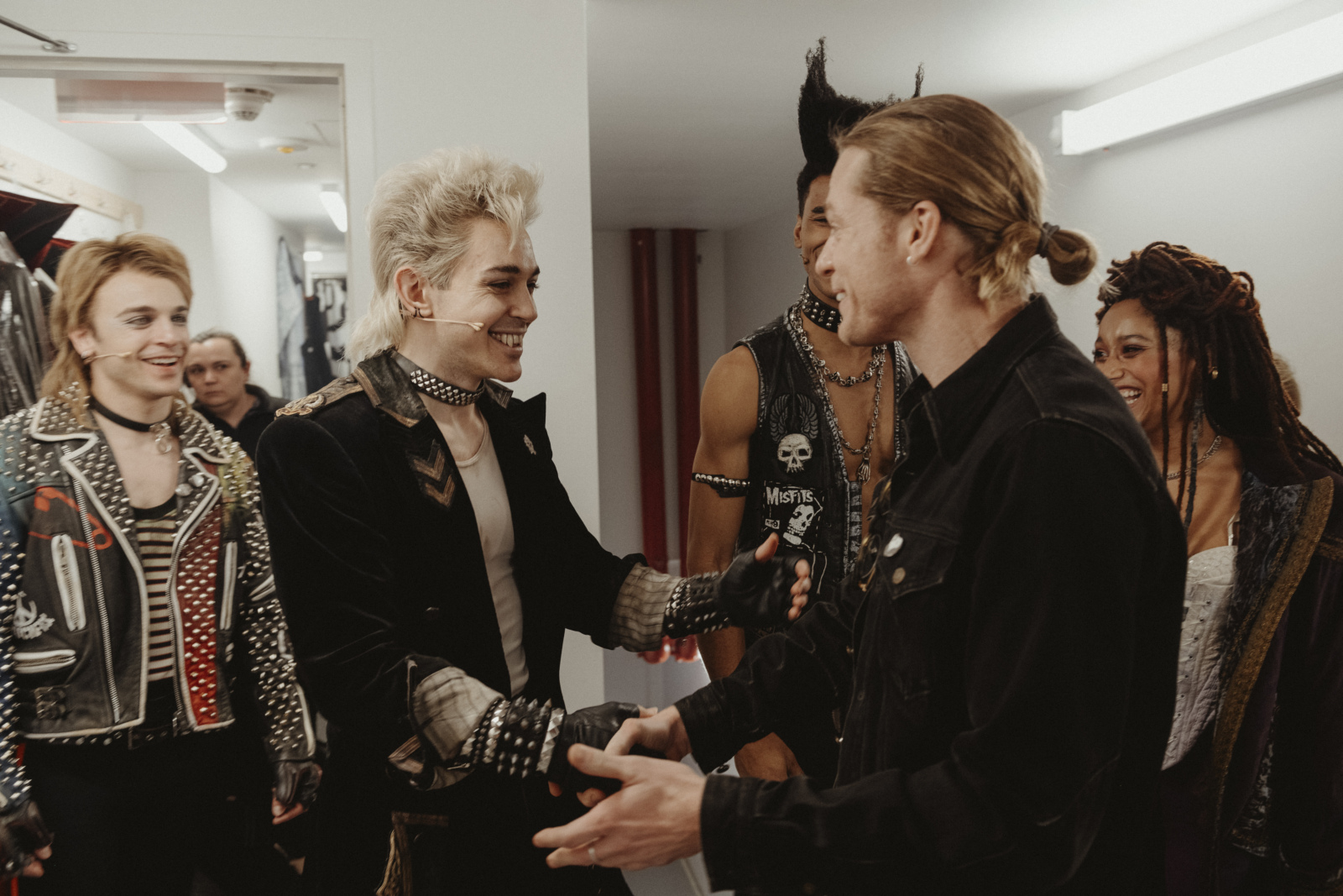 Photos: THE VAMPIRE LESTAT's Sam Reid Visits THE LOST BOYS on Broadway Image