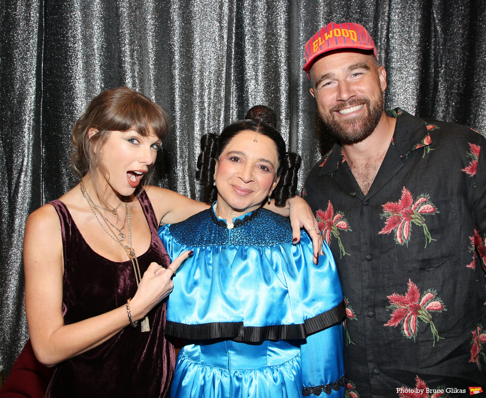 Photos: Taylor Swift and Travis Kelce Visit OH, MARY! on Broadway Image