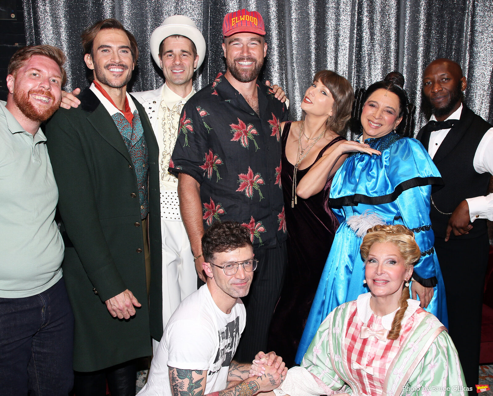 Photos: Taylor Swift and Travis Kelce Visit OH, MARY! on Broadway Image