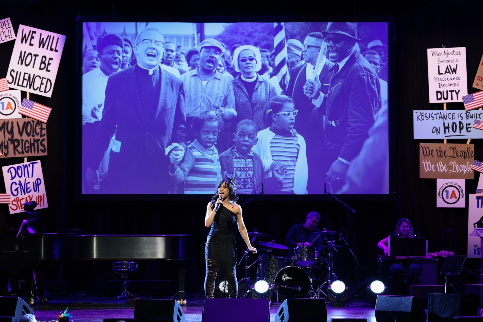 Photos/Videos: Broadway Inspirational Voices, Kayla Davion, Jenn Colella & More at RISE UP, SING OUT: A CONCERT FOR THE FIRST AMENDMENT Image