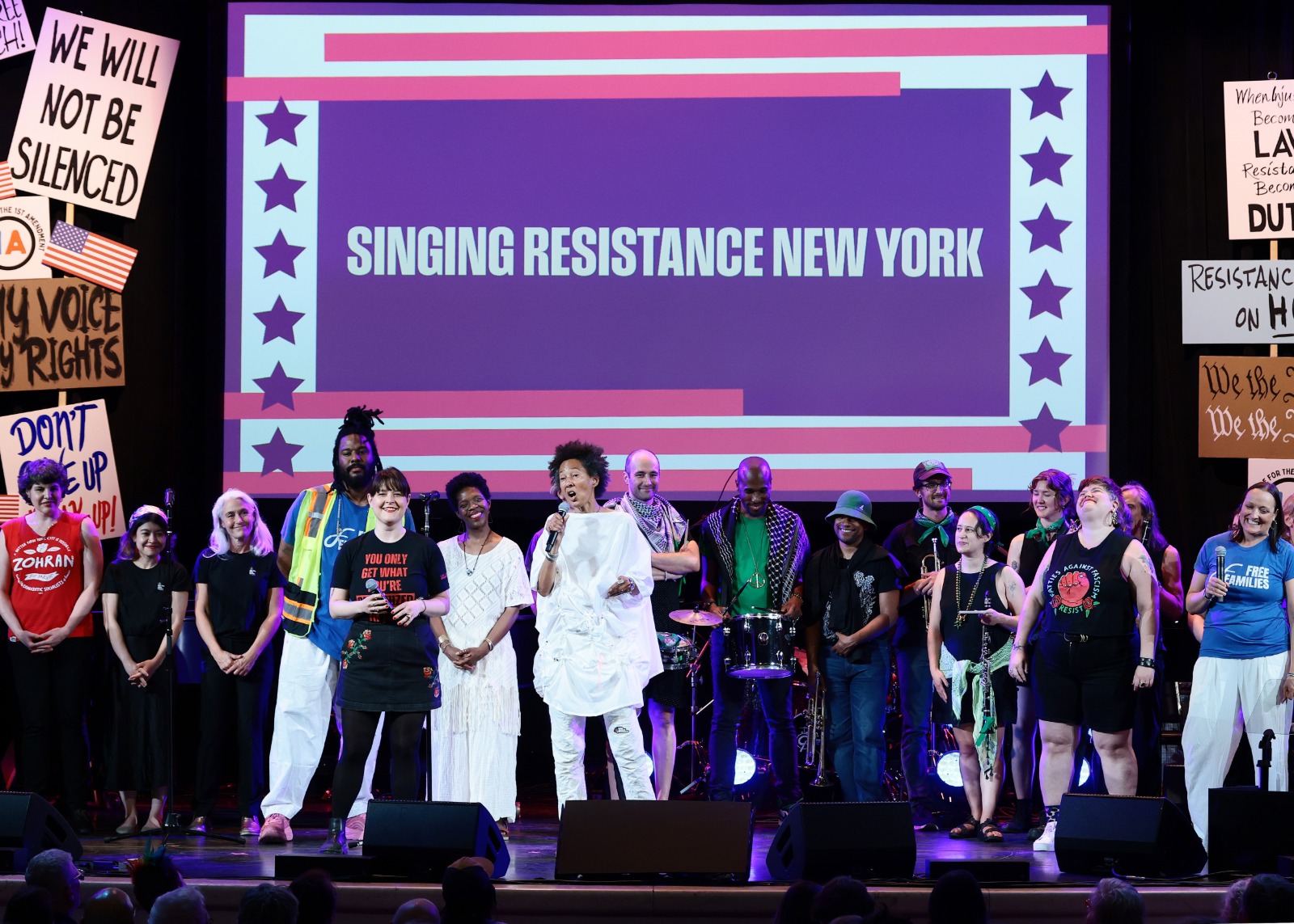 Photos/Videos: Broadway Inspirational Voices, Kayla Davion, Jenn Colella & More at RISE UP, SING OUT: A CONCERT FOR THE FIRST AMENDMENT Image