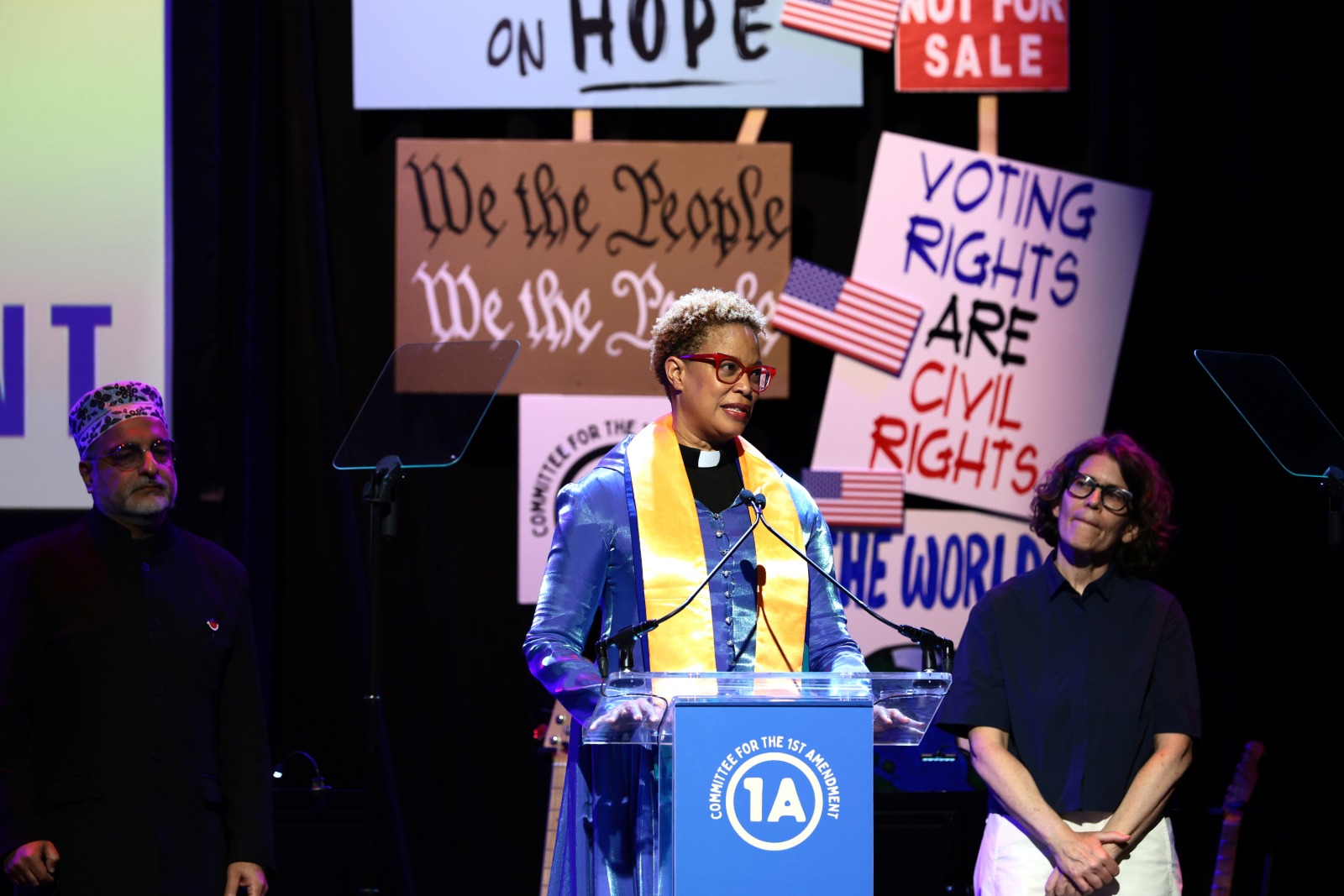 Photos/Videos: Broadway Inspirational Voices, Kayla Davion, Jenn Colella & More at RISE UP, SING OUT: A CONCERT FOR THE FIRST AMENDMENT Image