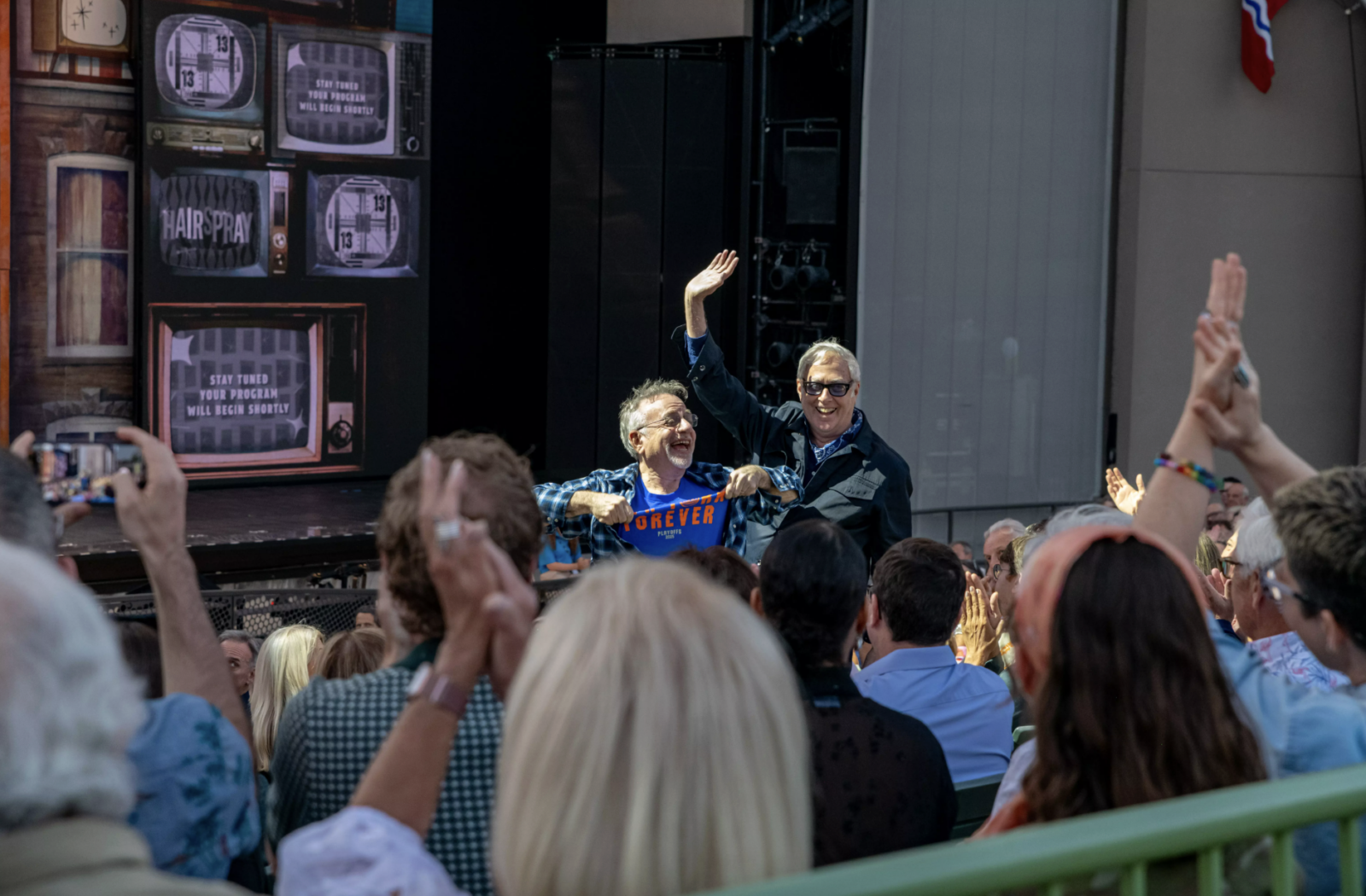 Photo: HAIRSPRAY Creators Marc Shaiman and Scott Wittman Attend Opening Night at The Muny Image
