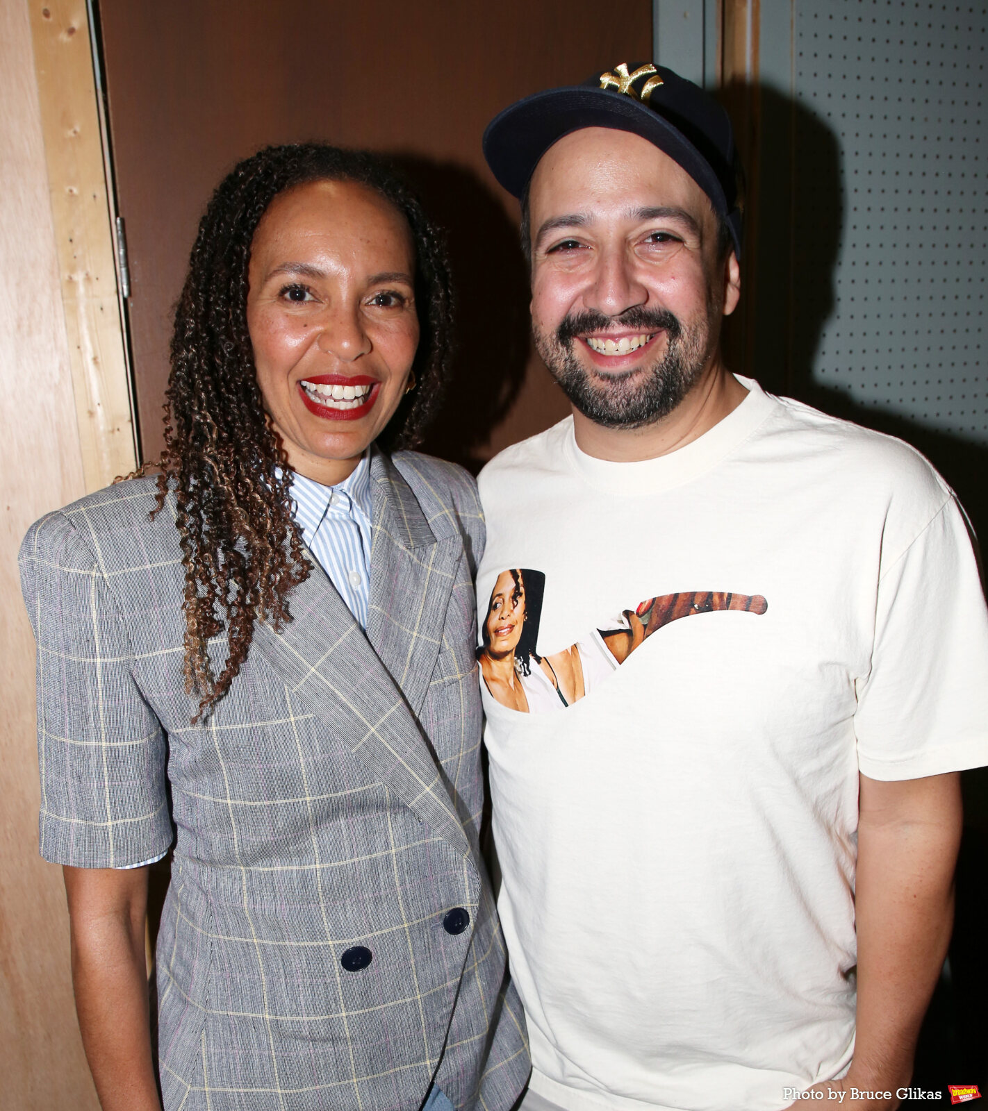 Photos: Lin-Manuel Miranda Visits Eisa Davis at ||: GIRLS :||: CHANCE :||: MUSIC :|| Image