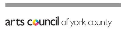 Image of Arts Council of York County Logo