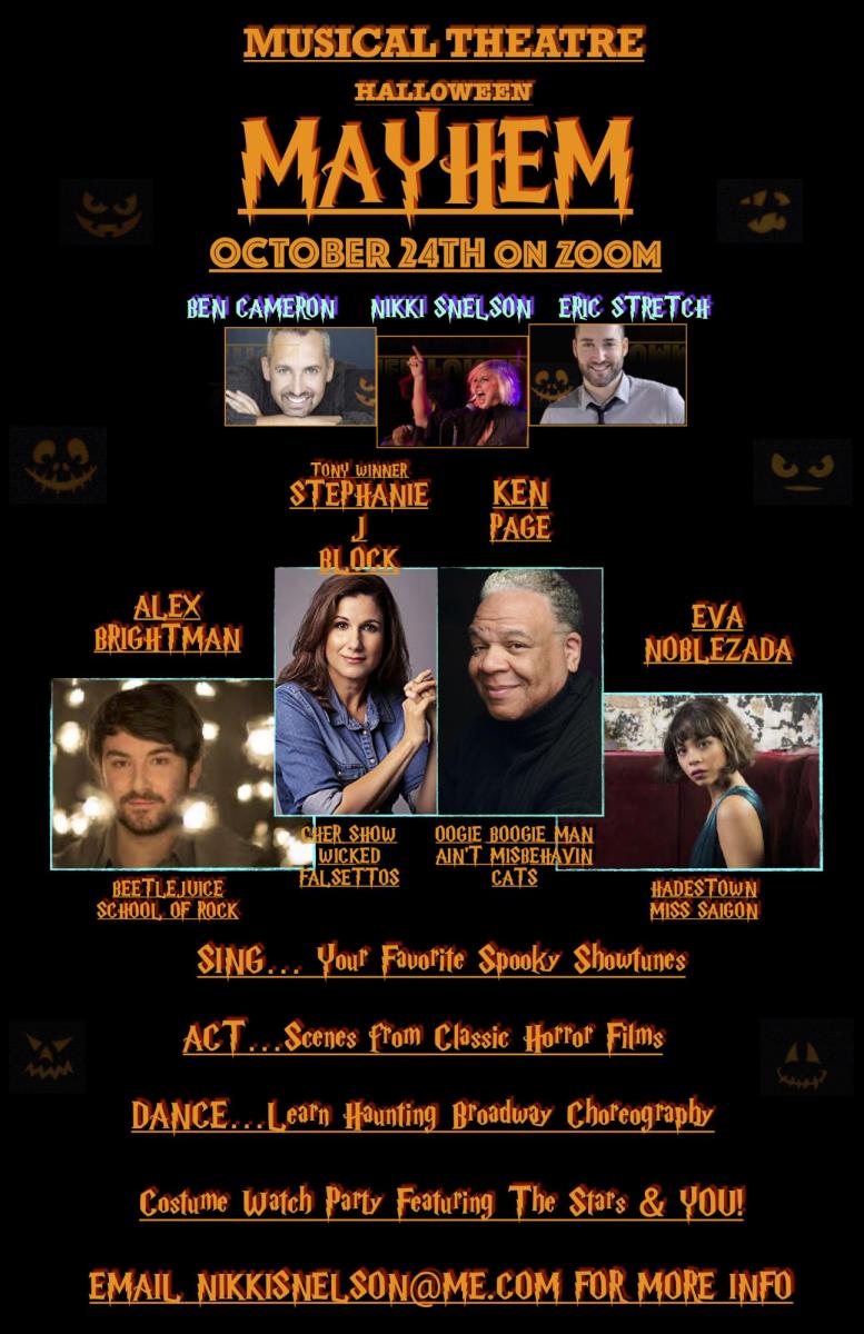 Alex Brightman, Stephanie J Block, Eva Noblezada & More - Halloween Workshop! Image
