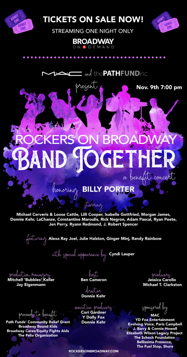 SPECIAL BWW $5 DISCOUNT - ROCKERS ON BROADWAY: BAND TOGETHER honoring BILLY PORTER  Image