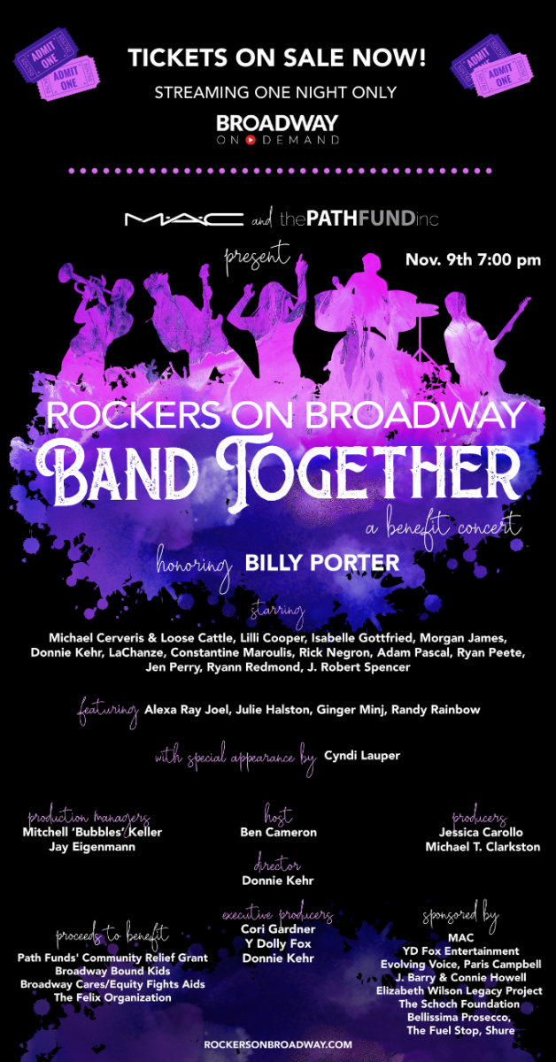 SPECIAL BWW $5 DISCOUNT - ROCKERS ON BROADWAY: BAND TOGETHER honoring BILLY PORTER Image