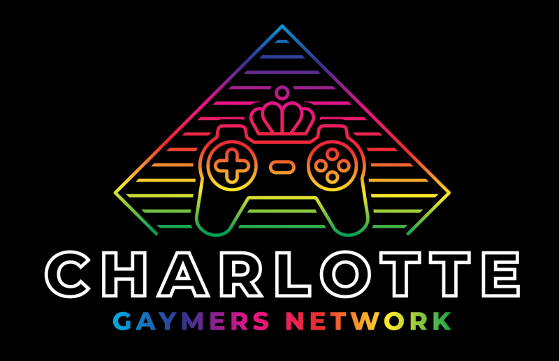 Charlotte Gaymers Network logo.