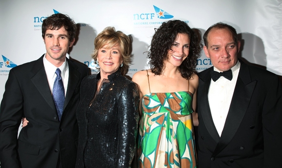 Matt Cavenaugh, Jane Fonda, Jenny Powers and Zach Grenier Photo