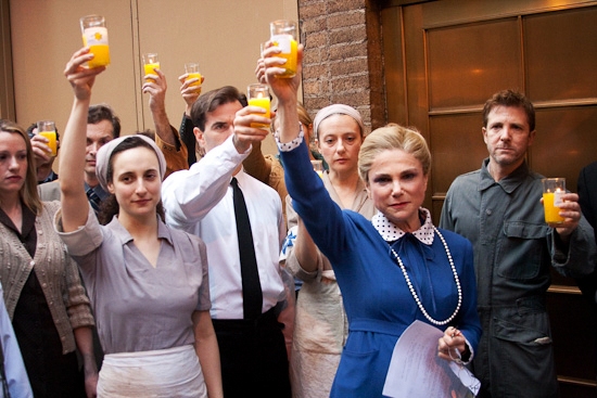 Tovah Feldshuh with the cast of Irena's Vow Photo