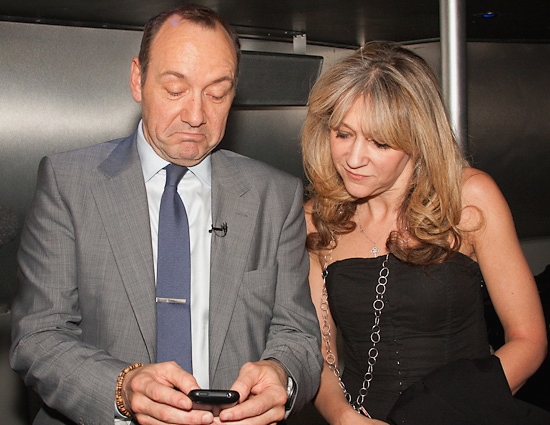 Kevin Spacey and Sonia Friedman Photo