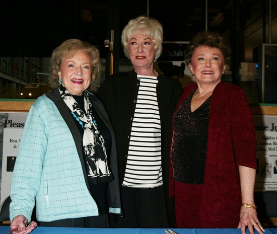 Betty White, Bea Arthur and Rue McClanahan Photo