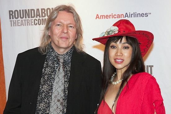 Christopher Hampton and Tiana Silliphant Hampton Photo