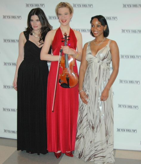 Idina Menzel, Sara Caswell, and Anika Noni Rose Photo