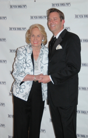 Liz Smith (Host of the Gala) and Steven Reineke Photo